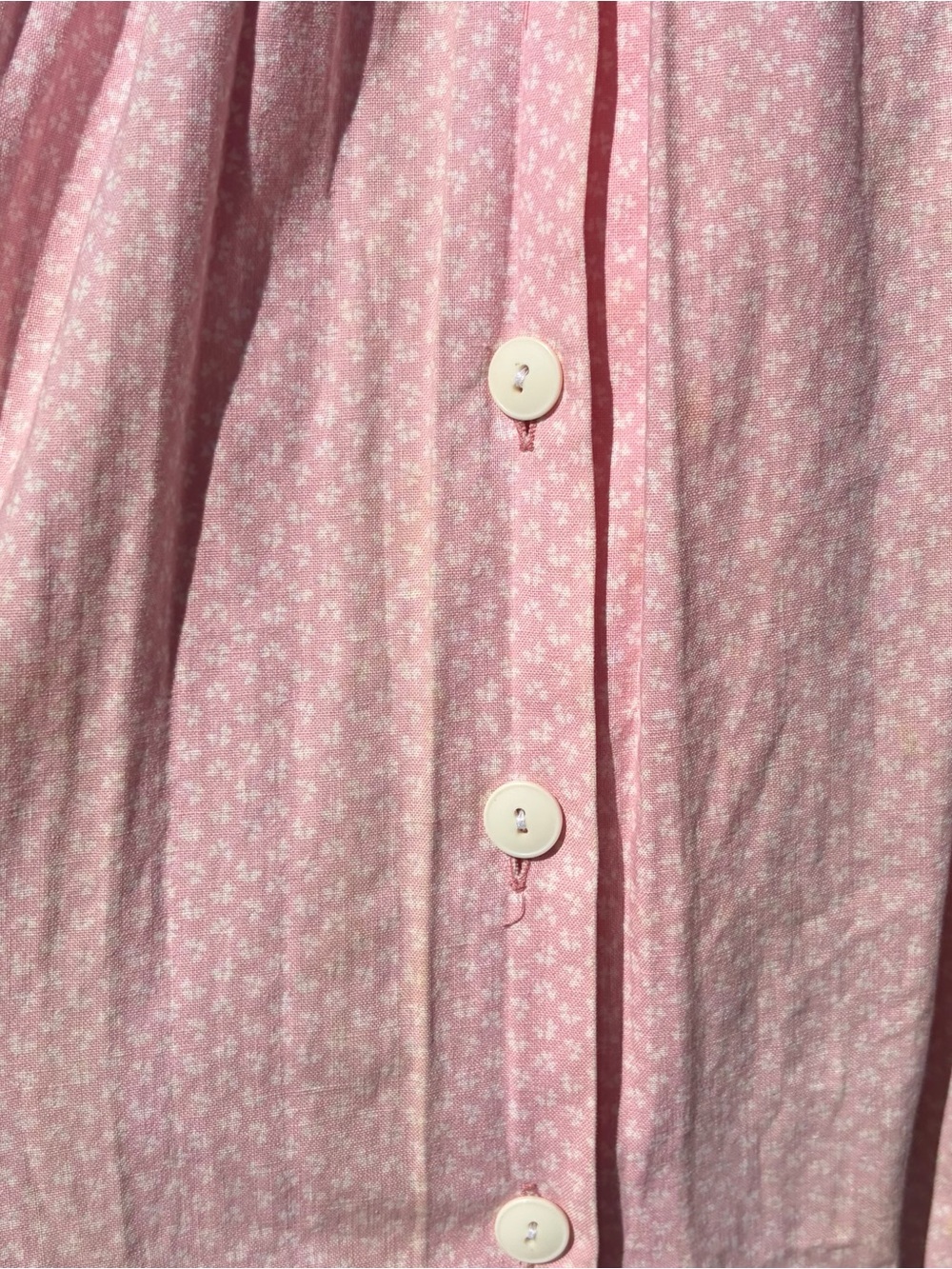 RARE Laura Ashley Vintage 1970s Pink Floral Cotton Ruffle Victorian Maxi Dress - Picture 10 of 16
